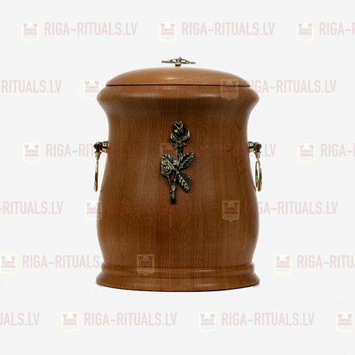 Ash urn (wooden/brown) RPBD-U15-LV