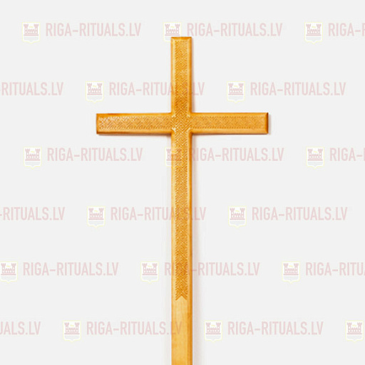 Wooden cross (Catholic / light brown) RPBD-KKO4