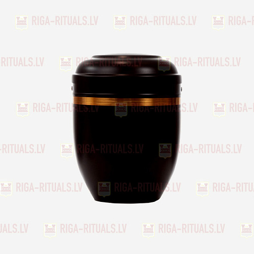 Ash urn (metal/black) RPBD-U4-LV